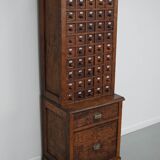 Jeweller's / Watchmaker's Cabinet in French Oak, Early 20th Century