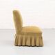 Beige corduroy crapaud lounge chair 1960s