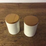 Pair of porcelain pots