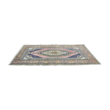 Tapis turc vintage en laine anatolienne sku 2528