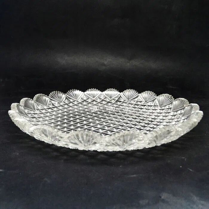 M5o crystal plate art deco vienna cut