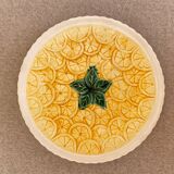 Set of 2 dessert plates "fruits" - earthenware - diam. 20cm