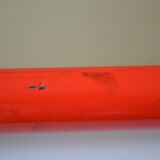 80s red post-modernist mirror dim: 60 x 60 cm