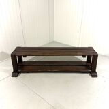 Large brutalist oak bench or wall table 1900’s