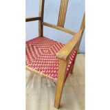 Wood and rattan chair