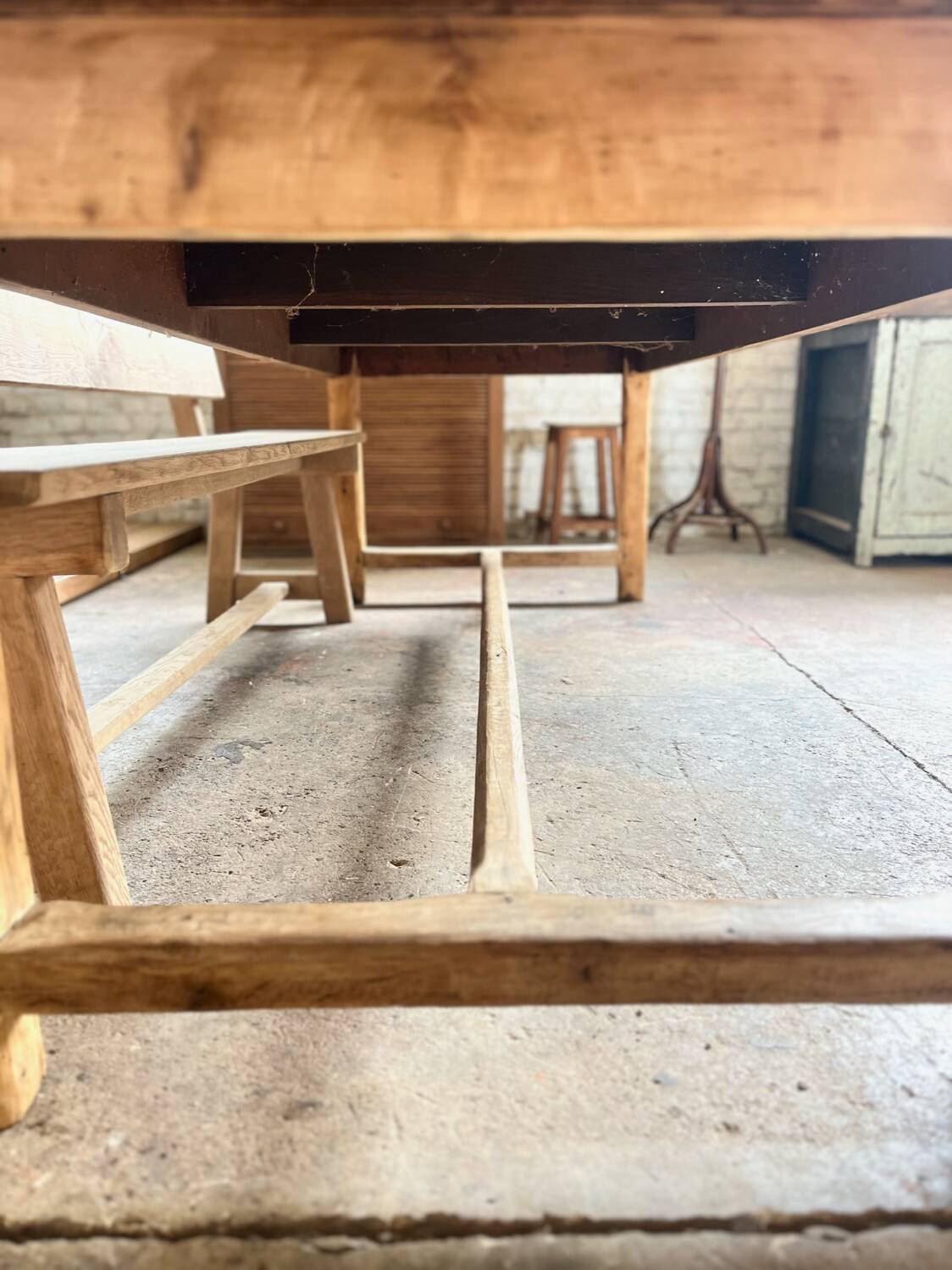 Old workshop table 2.50m