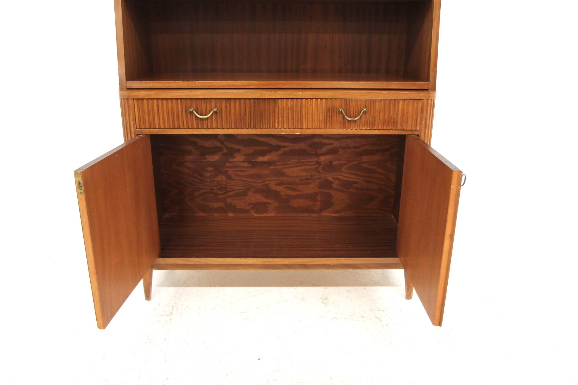 Scandinavian mahogany bookcase, Swedish modern, Sweden, 1940