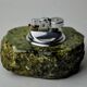 Green alabaster lighter by Romano Bianchi, Italy, 1970
