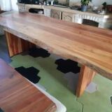 Solid acacia table