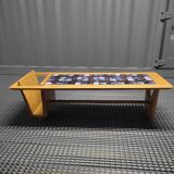 Oak coffee table by Guillerme and Chambron