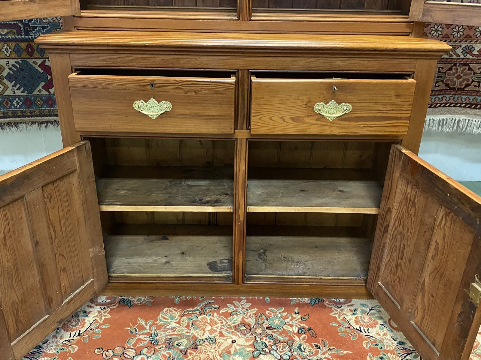 Buffet 2 English body early 20th in pitch pine
