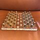 Jeu de dames laiton et inox