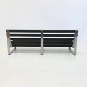Vintage slatted bench by Kho Liang Ie for Artifort