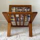 Geometric Vintage Design Magazine Rack