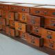 Large Pitch Pine Jewelry Counter/Cabinet, Paris, France, 1930s