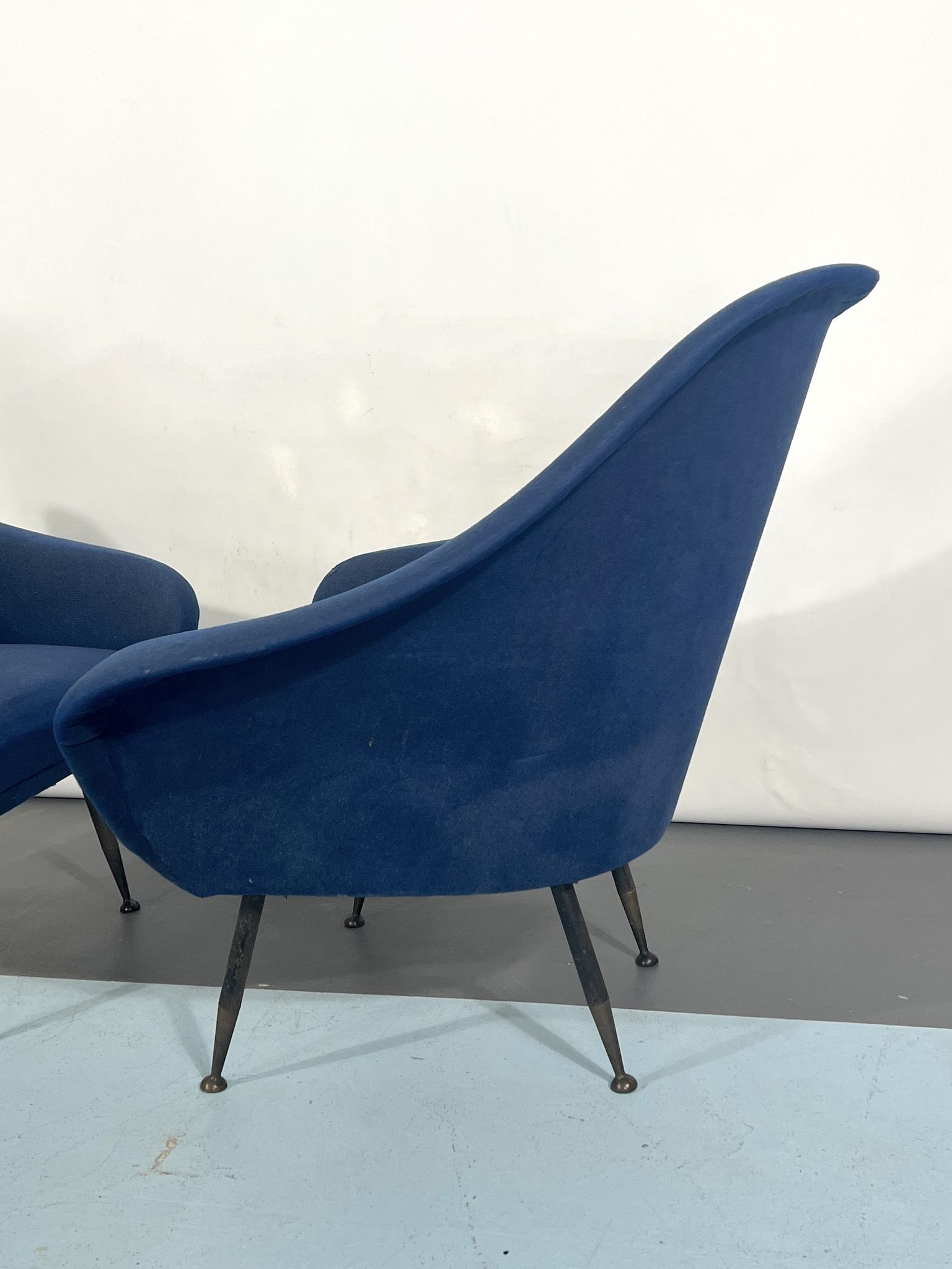 Mid-century modern loveseat and armchairs 50s