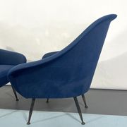 Mid-century modern loveseat and armchairs 50s