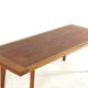 Teak with oak coffee table - mid century modern - vintage