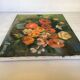 Tableau bouquet de fleurs huile sur toile signée