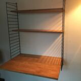 Suspended string desk