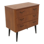 Scandinavian teak chest of drawers, Sweden, 1950