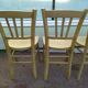 Lot de 4 chaise de bistrot Luterma - repeintes