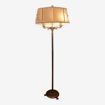 Lampadaire, en laiton, de style Empire, vers les années 1940/1950.