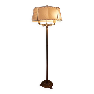 Lampadaire, en laiton, de style Empire, vers les années 1940/1950.