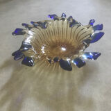 Blown glass fruit bowl