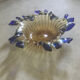 Blown glass fruit bowl