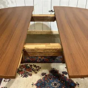 1970s teak table with 1 extension