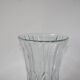 art deco style molded glass vase 1950