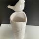 Vintage glazed ceramic vase