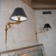 Pair of brass sconces