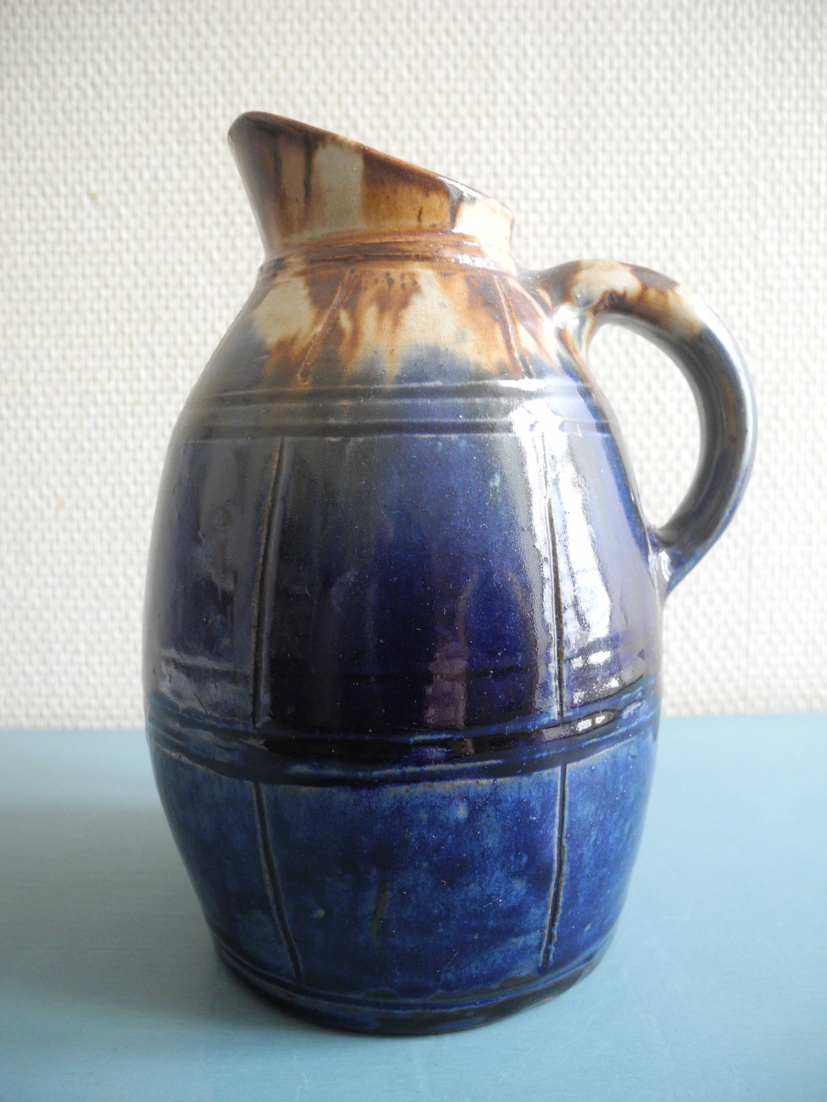 glazed stoneware pitcher jug Ici Paris