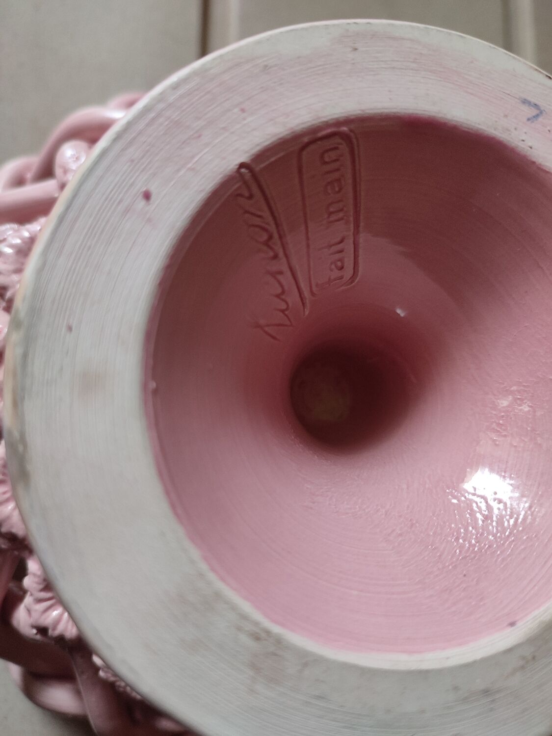 Stand cup Braided ceramic picket