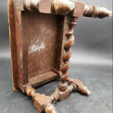 Low stool in old wood