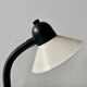 Vintage white and black metal desk lamp