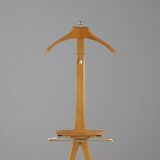 Vintage Italian beech valet by Ico Parisi for Fratelli Reguitti, 1950s