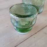 Antique green carafe