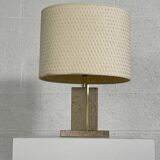 Vintage marble and brass lamp