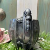 Victorian pewter teapot English nineteenth