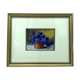 Ancient painting, still life with flowers, signed, 80s