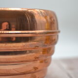 Old copper pot cover