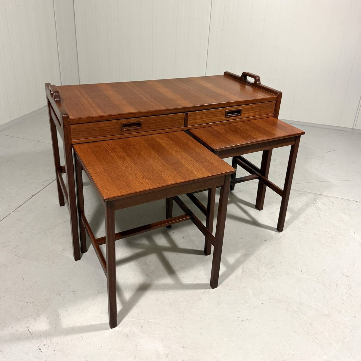 Tables gigognes en teck de Skaraborgs Möbelindustri, Suède
