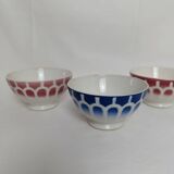 Facet bowl in the style of Moulin des Loups / St Amand