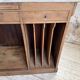 Oak and marble counter 1950