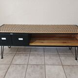 Industrial style TV stand