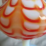 Crystal or opaline foot pitcher murano opalescent glass fair