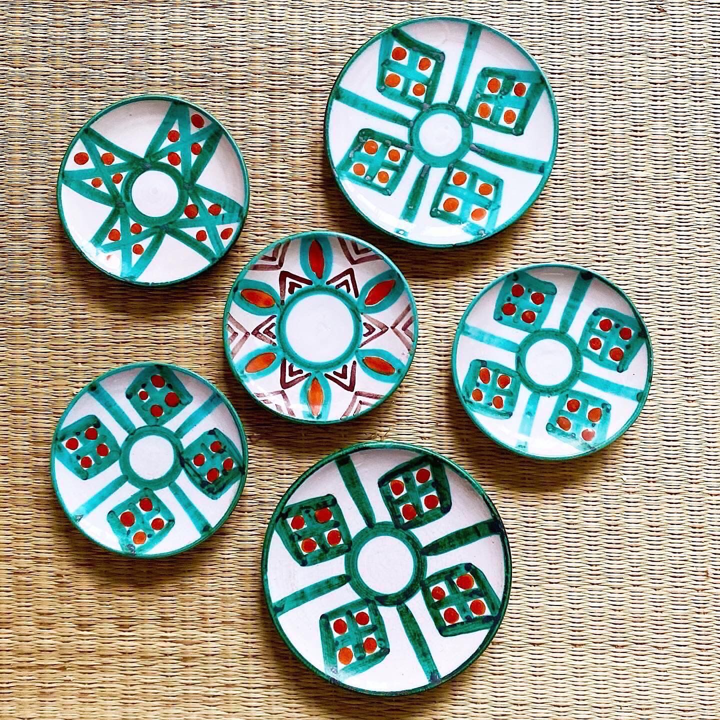 Coffee service Antoine Fazio Vallauris 14 pieces